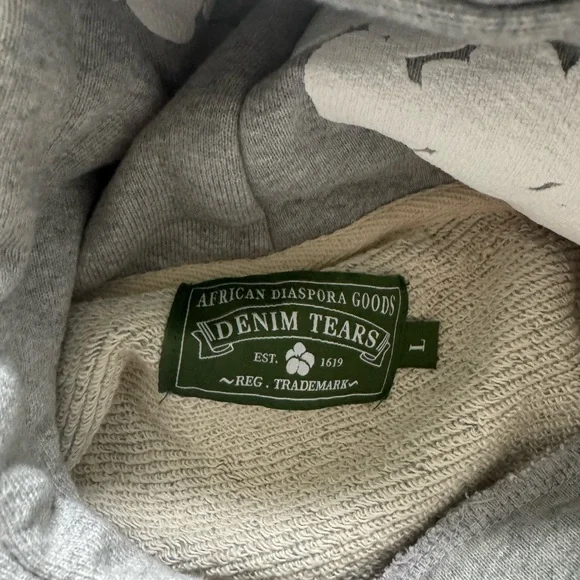 Denim Tears Grey Hoodie
